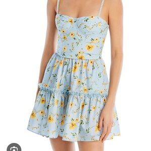 Kristopher Brock Aqua Dress